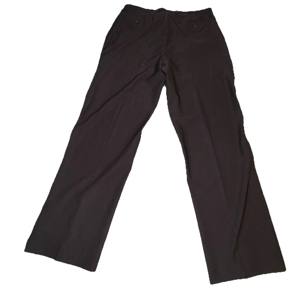 FootJoy Men's Black Sport Golf Pants 36 X 32 Black Pleated Performance Travel‎